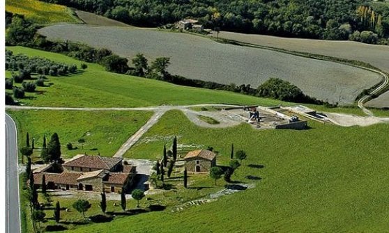 La tenuta di Casanova di Neri. a Montalcino