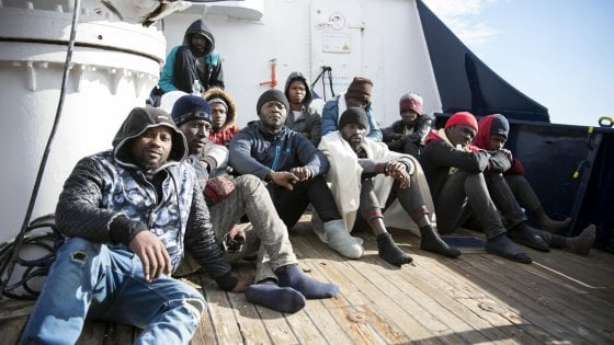 Migranti a bordo della Sea Watch