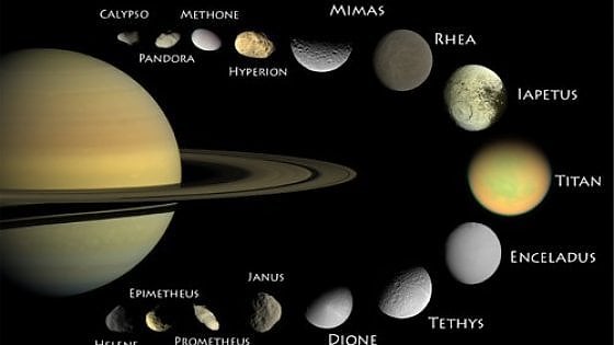 Prime immagini di cinque piccole lune di Saturno, sembrano dei ravioli - la  Repubblica