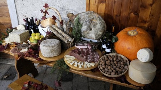 &nbsp;Piatti freddi, formaggi, salumi e tanto vino nelle Osmize. (Foto: Osmiza Skerk)