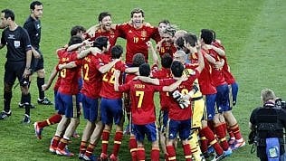 Una squadra a pezzi i fenomeni spagnoli stavolta la umiliano
