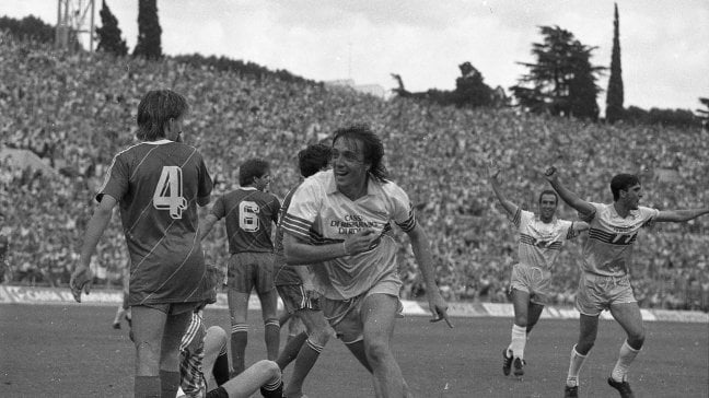 Quell'urlo infinito al gol di Fiorini