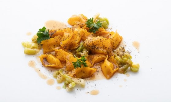 Plin di coniglio alla cacciatora. Foto di Alberto Blasetti