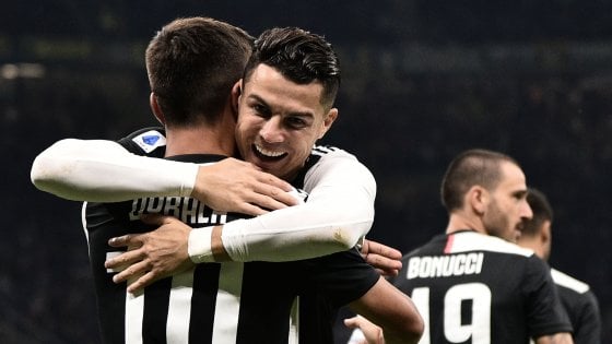 Juventus, un sorpasso che sa di sentenza. Ronaldo: ''Super essere in  vetta'' - la Repubblica