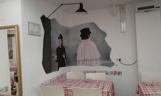 La sala con il dipinto di Labreto Sordi che interpreta il Marchese del Grillo