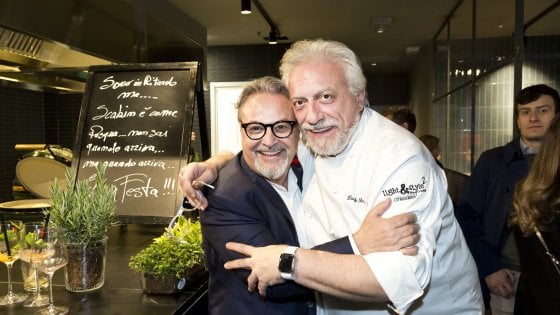 Davide Scabin con Umberto Montano