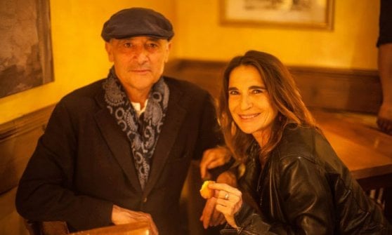 Da sinistra, Carmelo Sastri e la sorella Lina Sastri