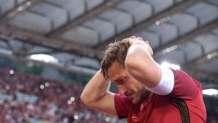 Totti, quel pomeriggio di un lungo addio