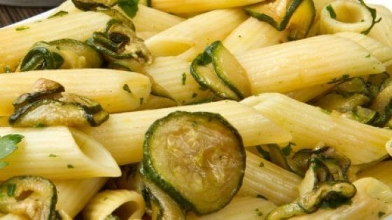 Penne con le zucchine