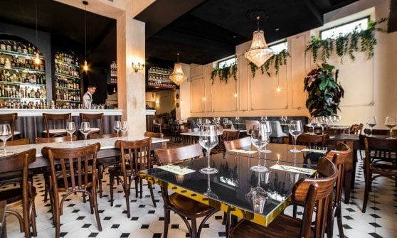 La sala del ristorante Il Marchese