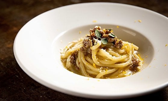I pici freschi al rag&ugrave; bianco di Mangalitza