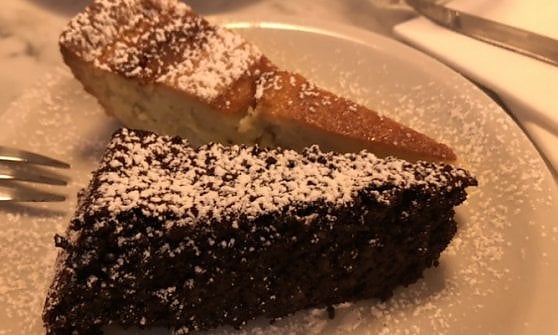 La torta caprese e la pastiera