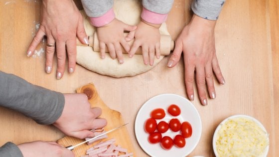 In casa sì, ma in cucina con i bambini