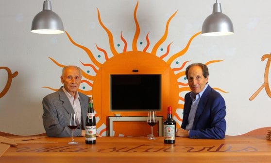 Da sinistra, Silvio ed Elio Carta&nbsp;