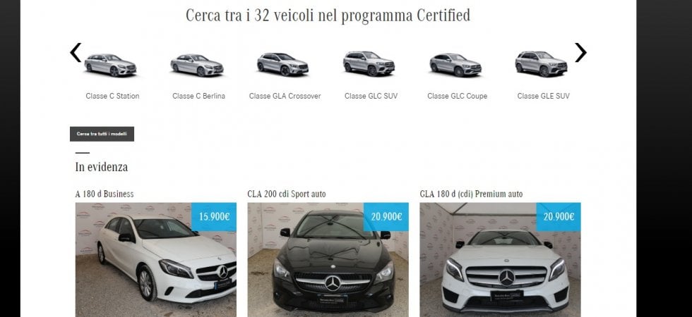 Il sito ufficiale è la prima vetrina virtuale