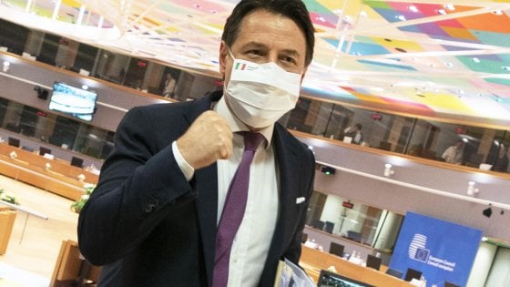 &nbsp;Il premier italiano, Giuseppe Conte