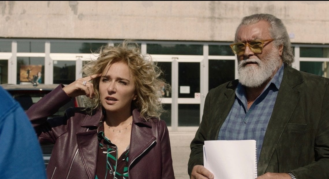 Con Diego Abatantuono in 'Tutto il mio folle amore'