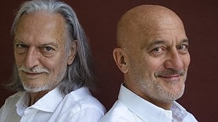 Bisio e Alberti: "Con un film o una storiella ti porta in un mondo tutto suo"