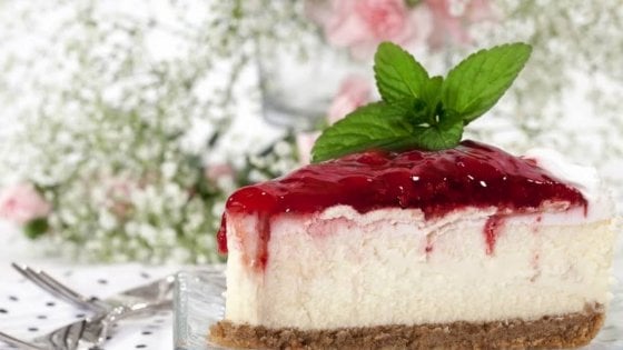La cheesecake dell'estate, con l'anguria