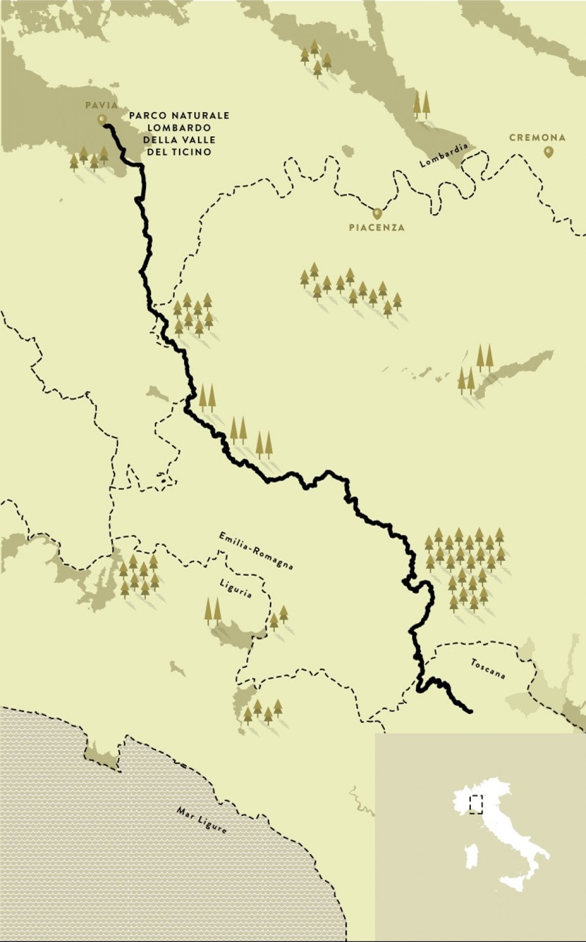La via degli Abati, la Francigena di montagna sugli Appennini  settentrionali - la Repubblica