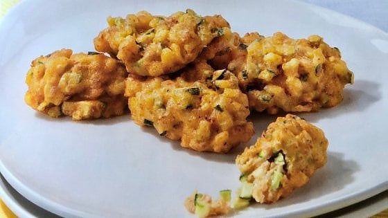 Frittelle di zucchine con la 'nduja
