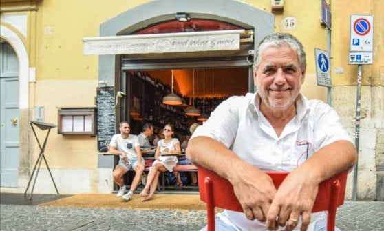 Giacomo Nitti, proprietario dell'Osteria dell'Ingegno a Roma