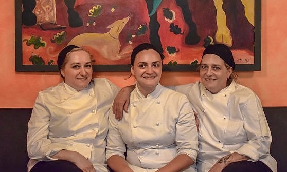 Le chef dell'Osteria dell'Ingegno: Francesca, Anna e Lucia