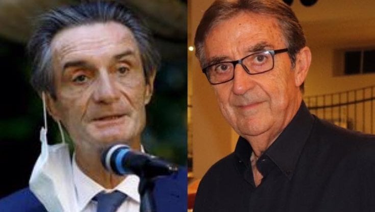 Il Governatore Attilio Fontana e Riccardo Cotarella&nbsp;