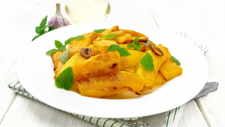 La zucca in agrodolce