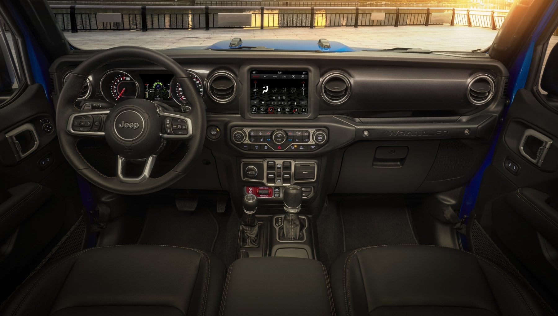 Jeep rubicon интерьер