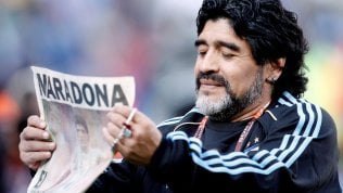 Maradona in redazione