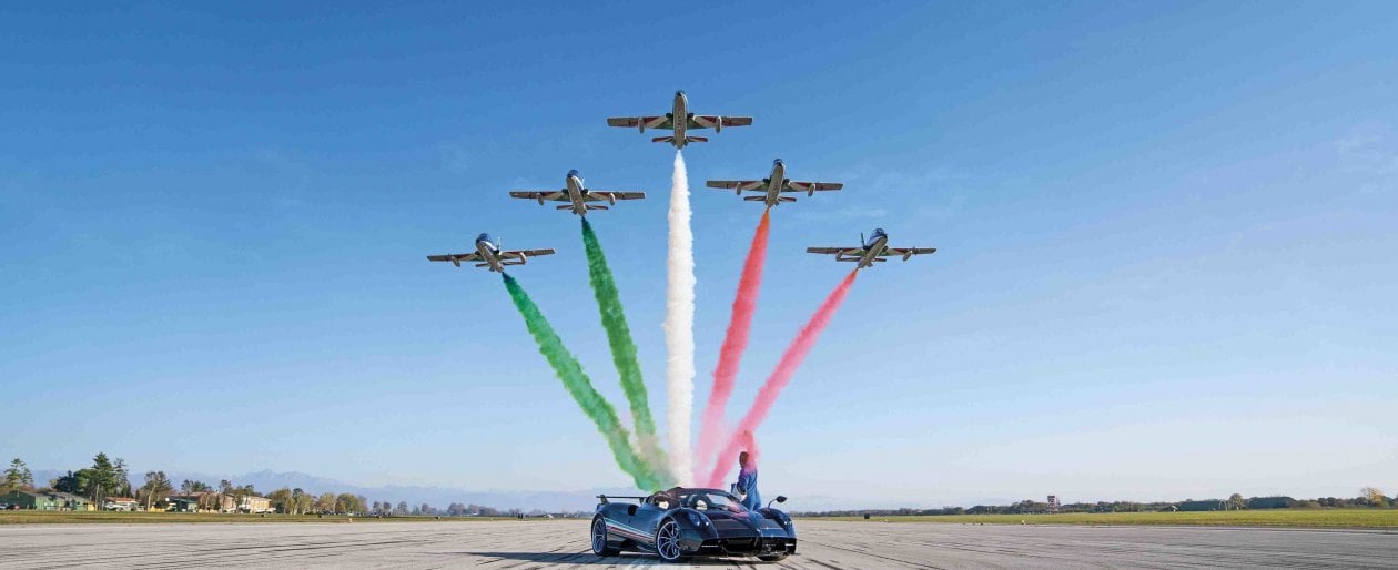 Pagani Huayra Tricolore, viva l'Italia