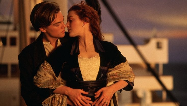 Leonardo DiCaprio e Kate Winslet in 'Titanic'
