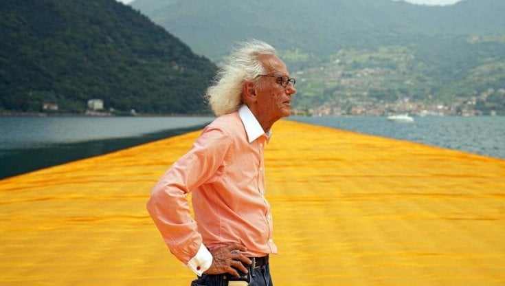 Christo sul Lago d'Iseo