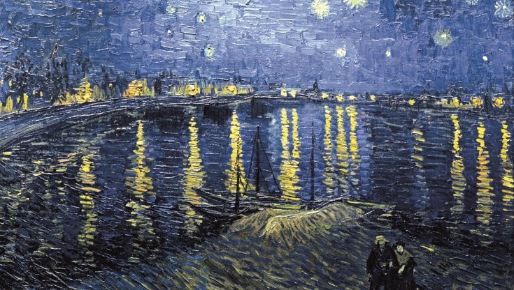 Vincent van Gogh, Notte stellata sul Rodano (1888)