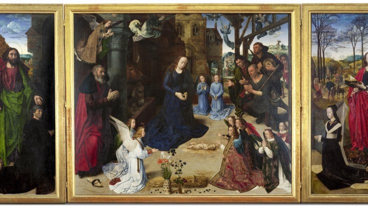 Hugo Van der Goes: "Trittico Portinari", Firenze, Galleria degli Uffizi