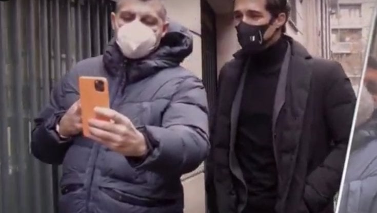 Vieri e Corradi nello spot di presentazione
