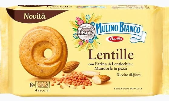 Arrivano i biscotti di Mulino Bianco fatti con farina di legumi