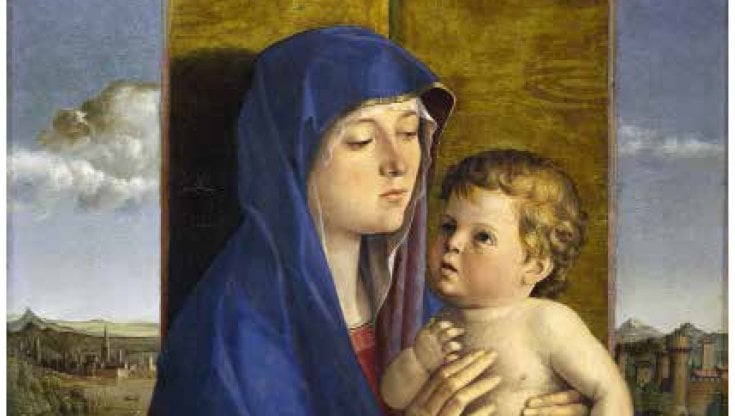 Giovanni Bellini, Madonna&nbsp;con il Bambino (1485-1487) Bergamo, Accademia Carrara