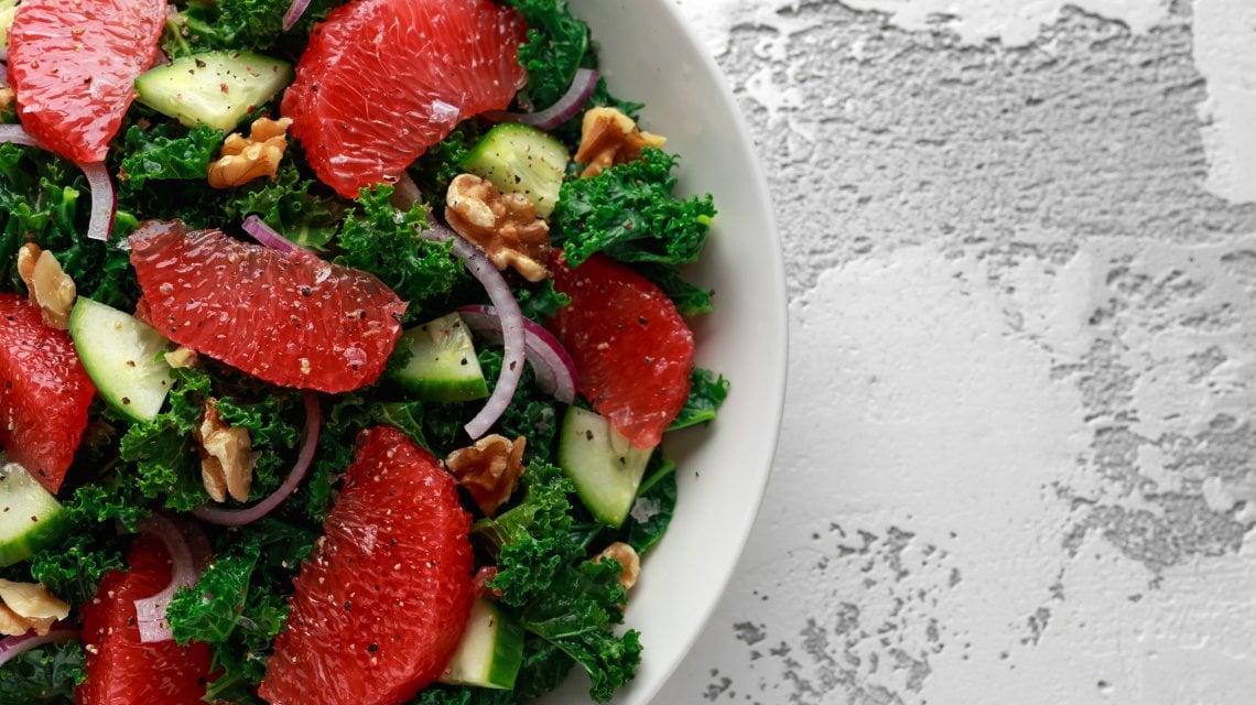 Insalata di pompelmo e cavolo nero&nbsp;