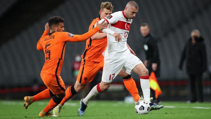 De Ligt in azione contro la Turchia
