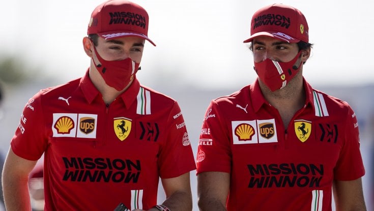 Carlos Sainz jr e Charles Leclerc
