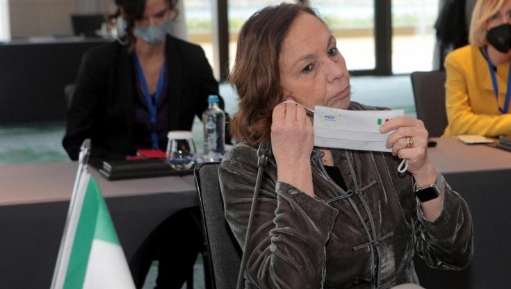 La ministra dell'Interno, Luciana Lamorgese