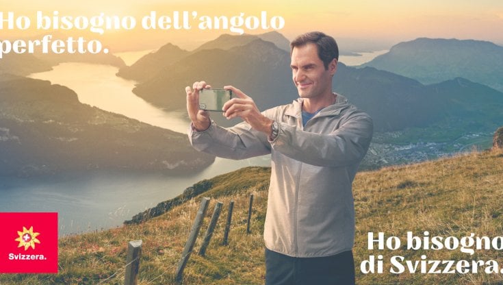 Federer diventa testimonial del turismo svizzero