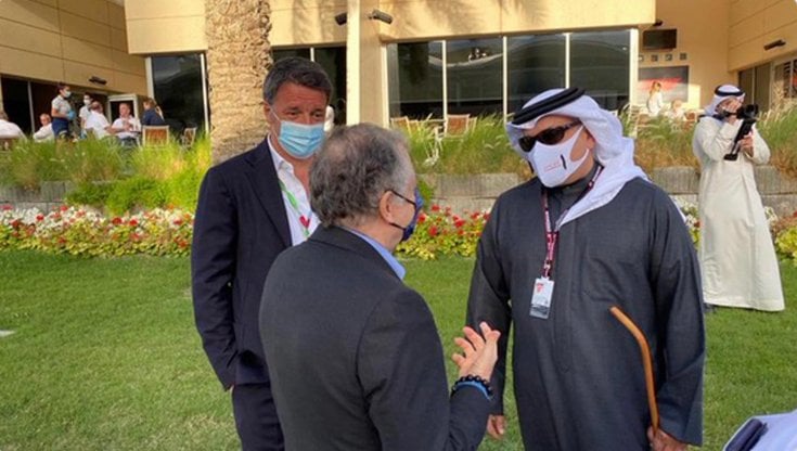Matteo Renzi al Gran Premio del Bahrein