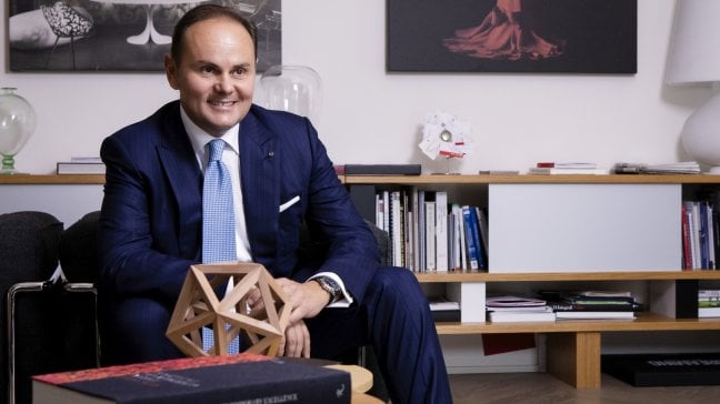 Lunelli:"Altagamma, locomotiva <br />della ripresa italiana" <a href="https://puntoitalia.online/dossier/economia/italia-un-paese-al-lavoro/2021/04/15/foto/la_mostra_altagamma_italian_contemporary_excellence-296437949/1/" fck_savedurl=""><strong>/ foto</strong></a>