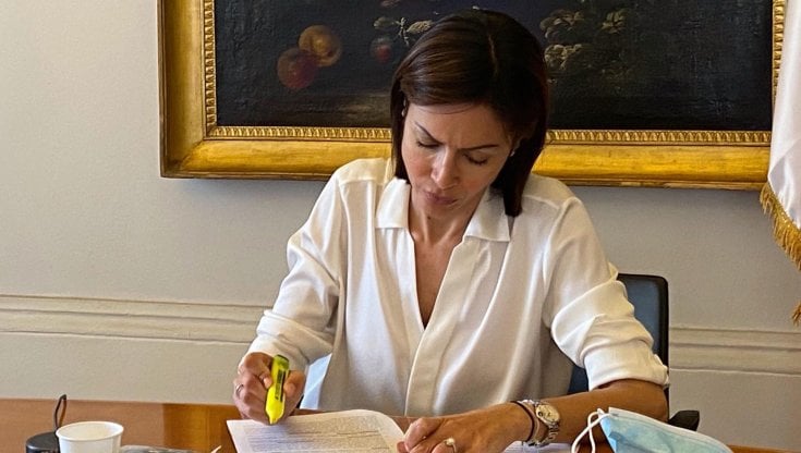La ministra per il Sud e la Coesione Territoriale Mara Carfagna