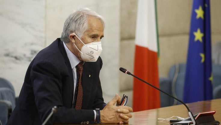 Il presidente del Coni Giovanni Malag&ograve;