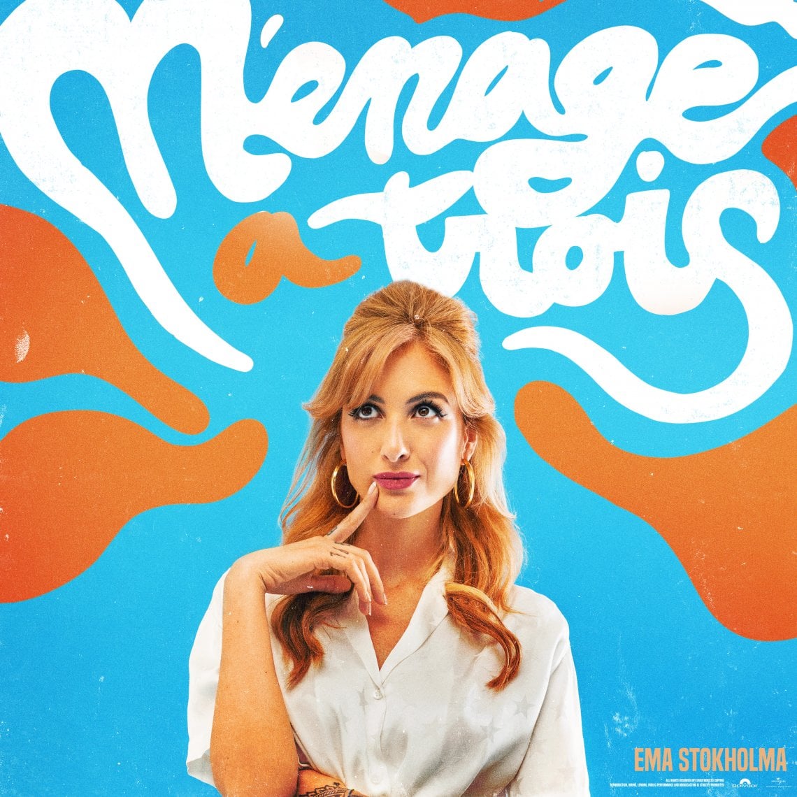 La copertina del singolo 'M&eacute;nage a trois'