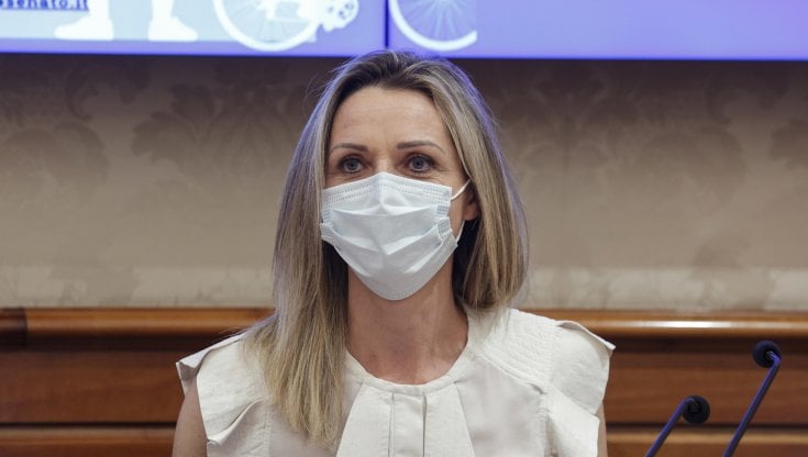 La sottosegretaria allo Sport Valentina Vezzali